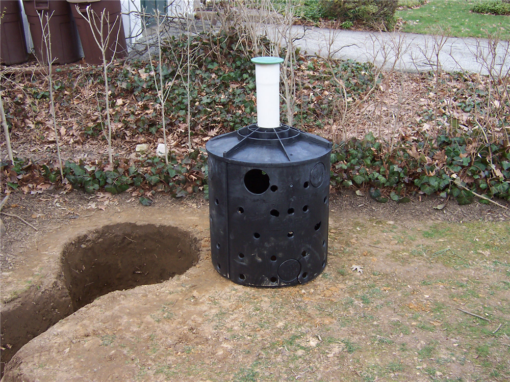 Image of a dry well