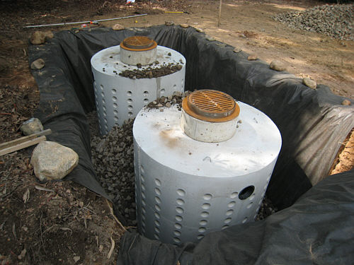 Image of a leaching catch basin