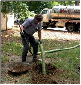 Image of septic tank maintenance